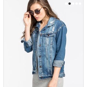 mid wash denim jacket